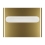 Bradley 5B1-113600-BR Elvari Brushed Brass Surface Mounted Seat Cover Dispenser - Large Capacity - 5B1-113600-BR