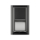 Bradley 5B2-000000-BB Elvari Brushed Black Recessed Toilet Paper Dispenser - 5B2-000000-BB