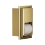 Bradley 5B2-000000-BR Elvari Brushed Brass Recessed Toilet Paper Dispenser - 5B2-000000-BR