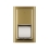 Bradley 5B2-000000-BR Elvari Brushed Brass Recessed Toilet Paper Dispenser - 5B2-000000-BR