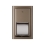 Bradley 5B2-000000-BZ Elvari Brushed Bronze Recessed Toilet Paper Dispenser - 5B2-000000-BZ