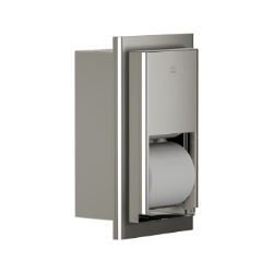 Bradley 5B2-000000 Elvari Satin Stainless Recessed Toilet Paper Dispenser 