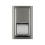 Bradley 5B2-000000 Elvari Satin Stainless Recessed Toilet Paper Dispenser - 5B2-000000
