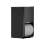 Bradley 5B2-110000-BB Elvari Brushed Black Surfaced Mounted Toilet Paper Dispenser - 5B2-110000-BB