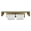 Bradley 5B2-110089-BR Elvari Brushed Brass Toilet Paper Dispenser With Shelf - 5B2-110089-BR