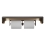 Bradley 5B2-110089-BZ Elvari Brushed Bronze Toilet Paper Dispenser With Shelf - 5B2-110089-BZ