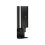 Bradley 6B1-110 Elvari Brushed Black Surface Mounted Manual Soap Dispenser with Drip Tray - Liquid and Foam Soap OptioN - 6B1-110000T-BB