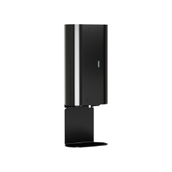 Bradley 6B1-119 Elvari Brushed Black Surface Mounted Sensored Soap Dispenser With Tray - Liquid and Foam Soap Option 