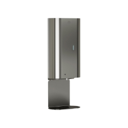 Bradley 6B1-119 Elvari Brushed Stainless Surface Mounted Sensored Soap Dispenser With Tray - Liquid and Foam Soap Option 