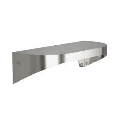 Bradley 7B2 Elvari Brushed Stainless Shelf 5" Depth - Various Sizes 