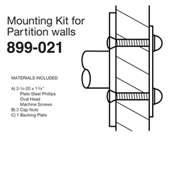 Mounting Kits for Partition Walls