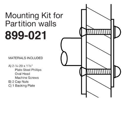 Mounting Kits for Partition Walls