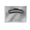 Bradley 584 Recessed Seat Cover Dispenser