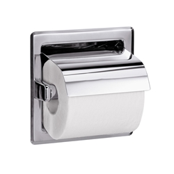 Model 5103 - Recessed- Single Roll with Hood