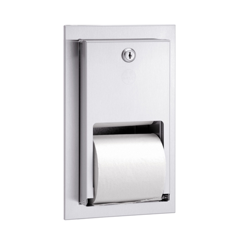 Bradley 5412 Recessed Toilet Tissue Dispenser