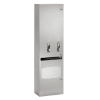 Bradley Napkin/Tampon Vendor  With Disposal- Model 428 - Surface Mounted