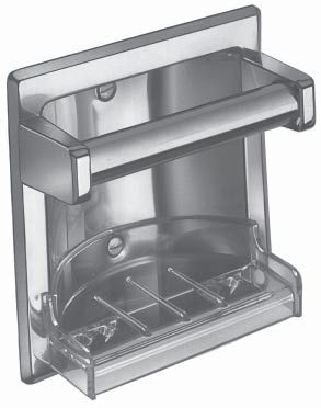 9363 Recessed Soap Dish (Shown with Bright Finish)