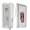 CATO 10501-H Chief Plastic 5 lbs. Fire Extinguisher Cabinet - White