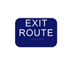 California Approved ADA Exit Route Sign