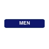 California Approved Men Braille Restroom Sign