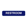California Approved Unisex Braille Restroom Sign