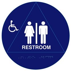 Handicap Unisex Restroom Sign