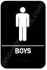 Restroom Sign Boys Black 5313 restroom sign handicap Boys , Boys handicap restroom sign, ADA Boys restroom sign