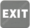 Exit Sign Grey 4411