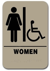 Womens Restroom Sign