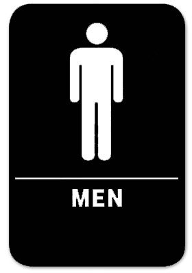 Men's Restroom Sign