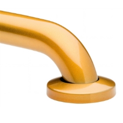 no drill Brass Flair Grab Bar