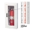 JL Ambassador 1012F10-FX2™ Fire Rated Semi-Recessed 10 lbs. Fire Extinguisher Cabinet - JLI-1012F10-FX2A
