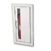 JL Academy Aluminum 1025W10-FX2™ Fire Rated Recessed 10 lbs. Fire Extinguisher Cabinet with Lock
