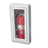 JL Academy Aluminum 1027F10-FX2™ Fire Rated Semi-Recessed 10 lbs. Fire Extinguisher Cabinet