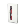 JL Ambassador 8116V10-FX2 Fire Rated Semi-Recessed 5 lbs. Fire Extinguisher Cabinet