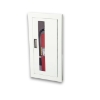 JL Ambassador 8116V10A-FX2 Fire Rated Semi-Recessed 5 lbs. Fire Extinguisher Cabinet with ADAC Pull Handle