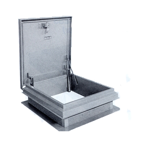 JL RHUA Aluminum Roof Hatch Single Point Latch Ladder Access