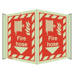 Fire Hose Safety Sign