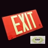Jalite UL Listed Aluminum Photoluminescent EXIT Sign UL632AS - Red