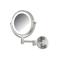 HL88NLD LED Wall Mirror Nickel Hard Wire