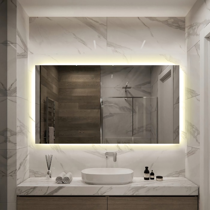 Ketcham AUR-6036 Aurora Series 60" x 36" LED Mirror #KC-AUR-6036