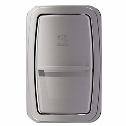 Vertical Surface Mounted Stainless Steel Baby Changing Station