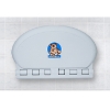 Koala Kare KB208-01 Oval Baby Changing Station Grey Wall Mounted 