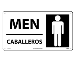 Mens English/Spanish Sign