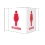 Visi-Signs™ 3D Womens Restroom Sign VS5W