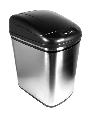Automatic Touchless Trash Can - 6  Gal. - Stainless Steel  Model DZT-24-1 automatic trash can, automatic trash receptacle, trash can , waste basket , trash receptacle, automatic waste basket