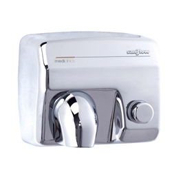 Saniflow® E88C Hand Dryer - Push Button - Bright