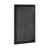 Saniflow KT0016VCSB BabyMedi® Stainless Steel Vertical Recess Kit - Black