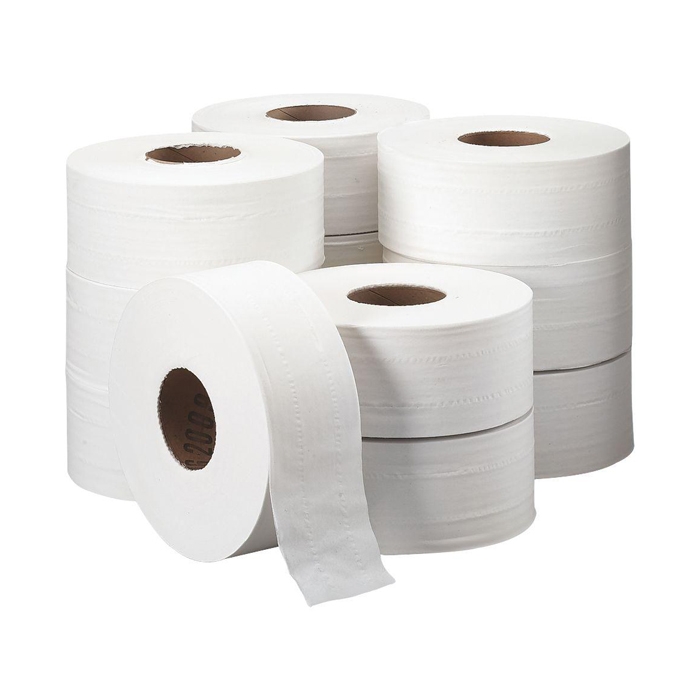 9 2 Ply 1000 Jrt Jumbo Roll Toilet Tissue 12 Rolls Per Case Sco 5244097