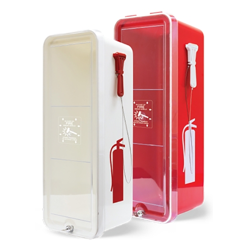 Strike First 20 lb All Weather Plastic Fire Extinguisher Cabinet 